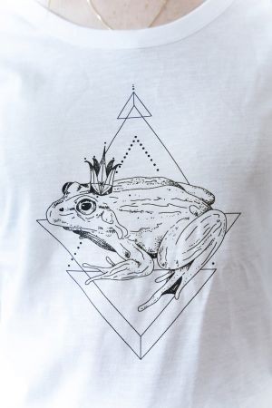 Bavlněné eco tričko žába 